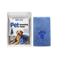 Eel Joy Pet Grooing Towel - 1 pc in blue 
