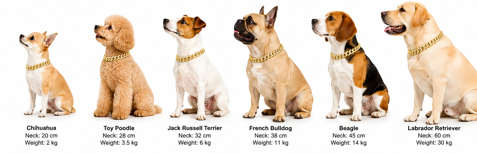 Hip Hop Chain Collar Necklace For Dogs And Cats - PawPals