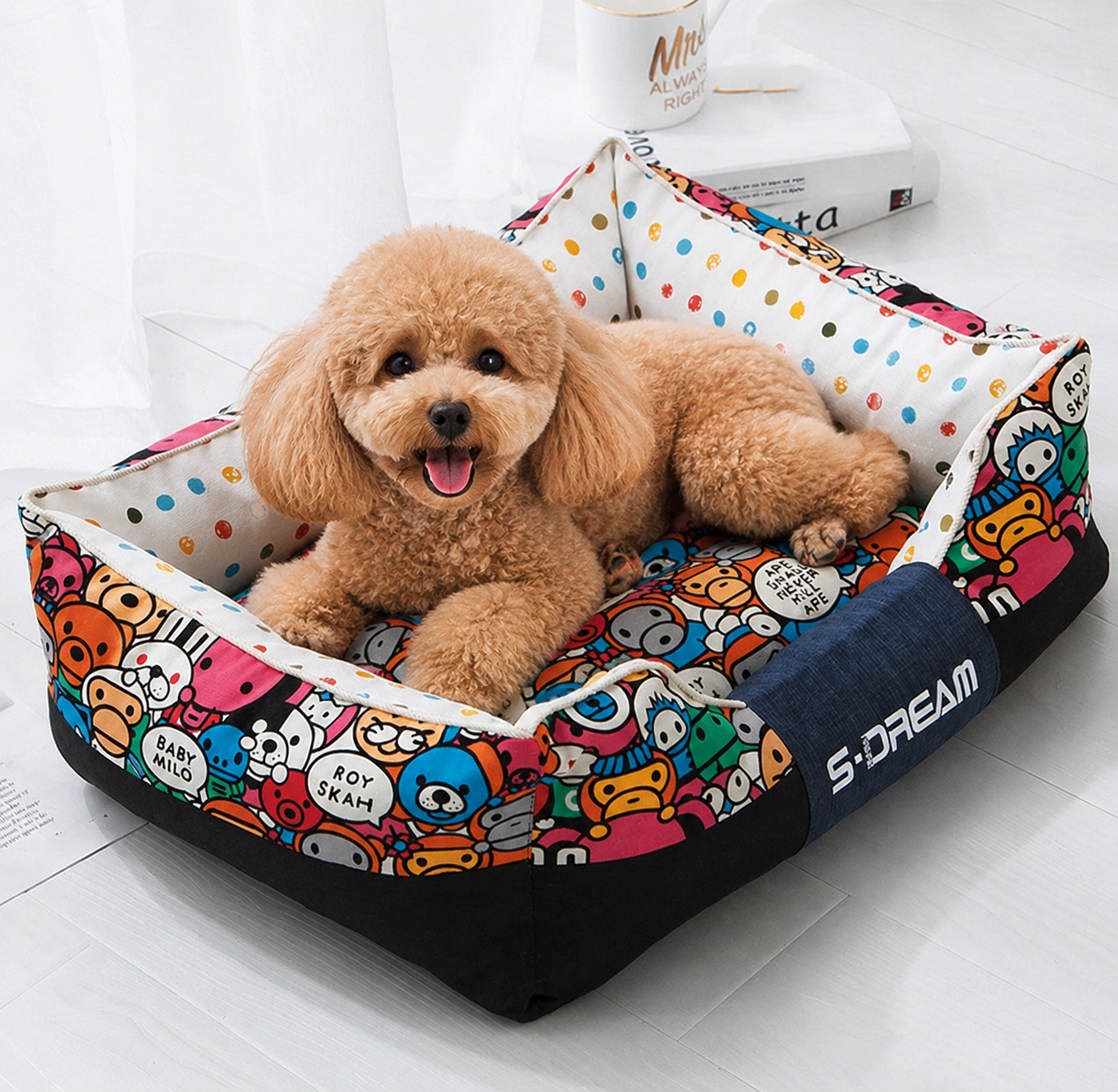 Canvas Pet Bed Nest for Dogs and Cats - PawPals