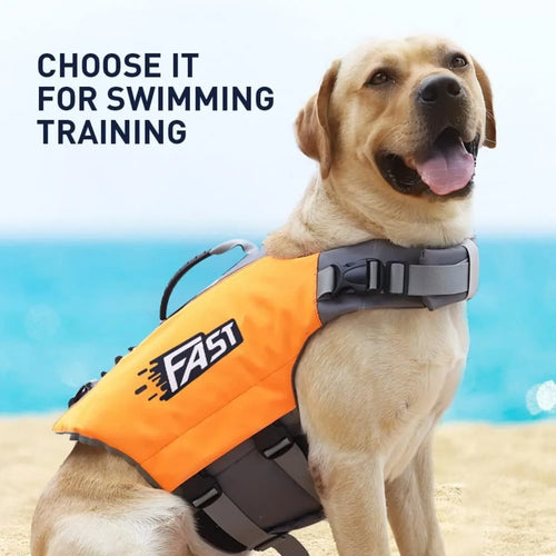 Adjustable Dog Life Jacket – Buoyant Safety Vest - PawPals
